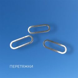 Металеві перетяжки (рамки) для сумок / Metal rectangular sliders for bags / Label of World