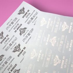 Термотрансферна етикетка / Heat Transfer Clothing Labels / Label of World