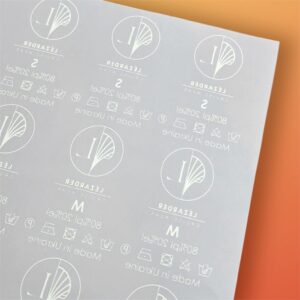 Термотрансферна етикетка / Heat Transfer Clothing Labels / Label of World