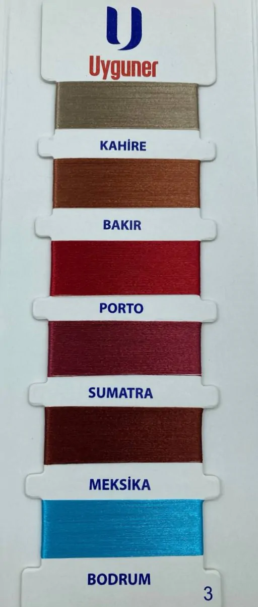 Catalog of silk threads for jacquard - part 3