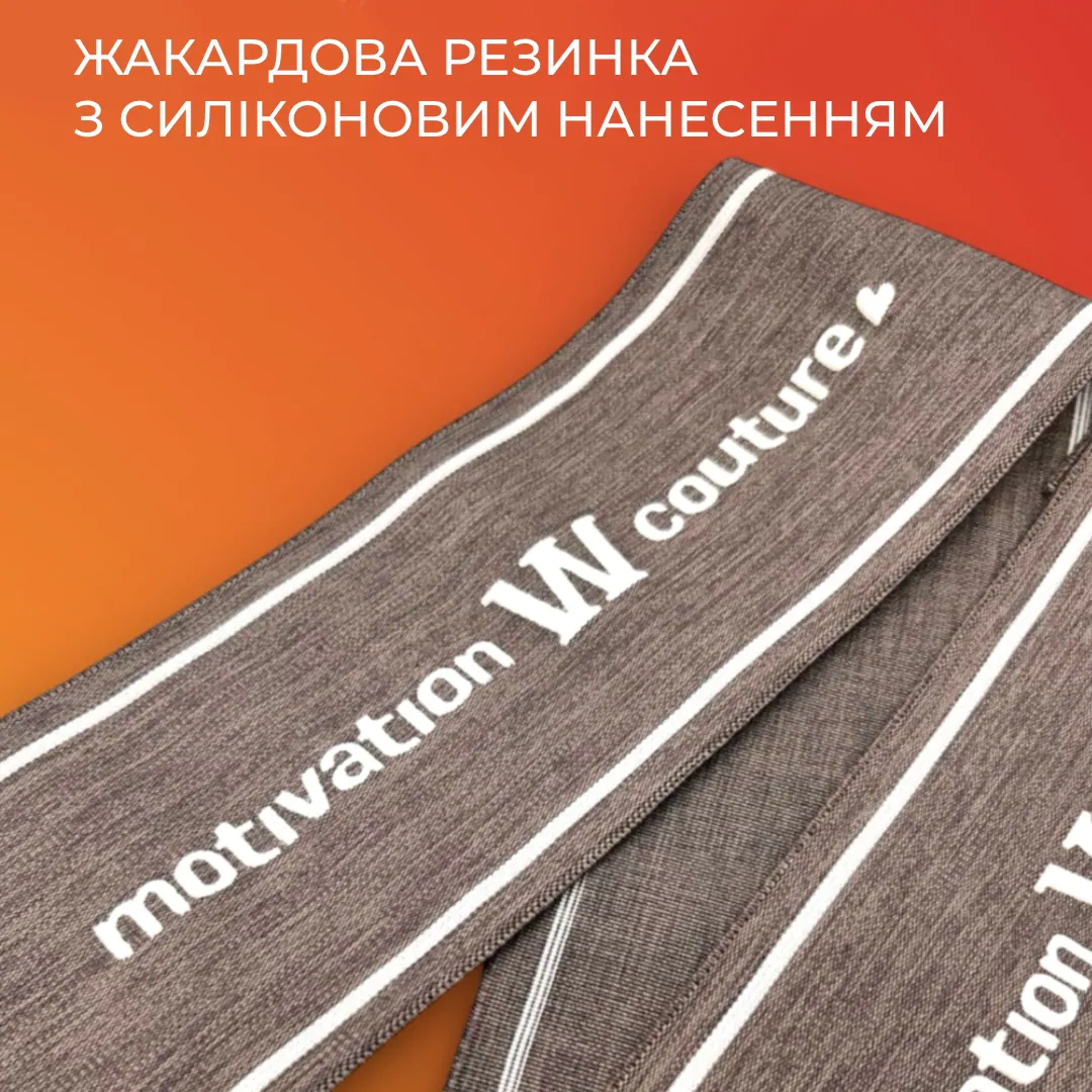 Jacquard elastic band with silicone coating
