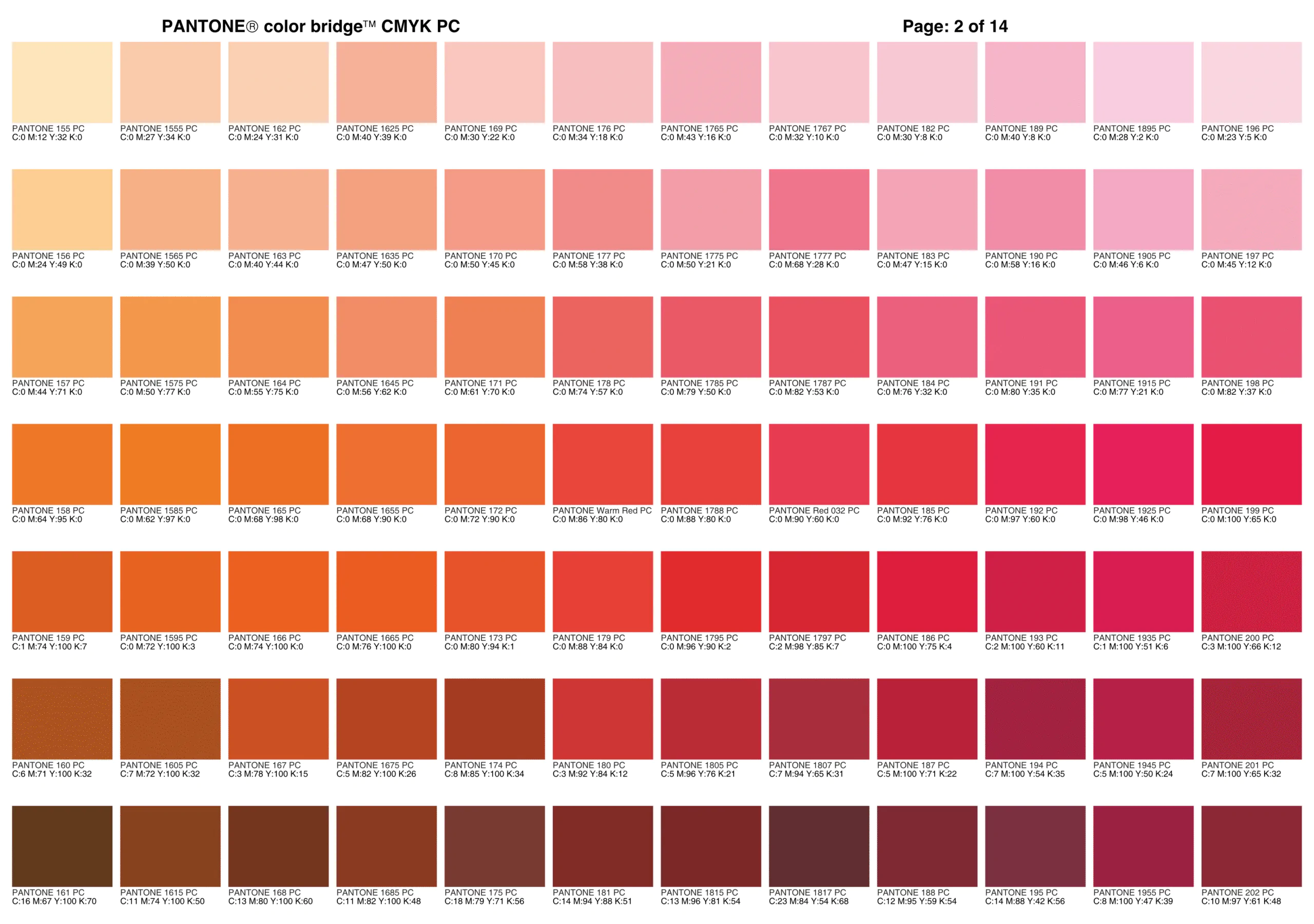 Pantone color catalog - part 2